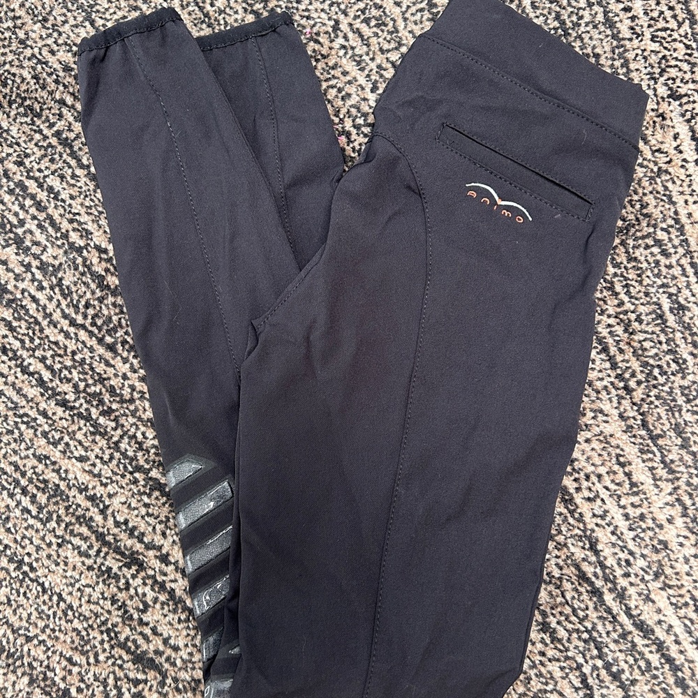 NWOT Women’s Animo Black Riding Pants Jodhpurs Sz 38 small